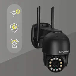Вулична поворотна IP-камера Overmax Camspot 4.95 Wi-Fi 2.5K Anthracite - мініатюра 2