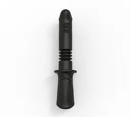 Вібратор B - Series Cute Thrusting 27.5 см (чорний) - мініатюра 7