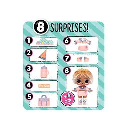 Ігровий набір-сюрприз з лялькою L.O.L. Surprise Present Surprise S2 Подарунок, в асортименті (572824) - мініатюра 7