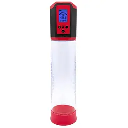 Автоматична вакуумна помпа Men Powerup Passion Pump Red LED-табло перезаряджається 8 режимів