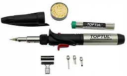 Паяльник газовий 150W з комплектом насадок 8 од. TOPTUL EGAE0801 - мініатюра 6