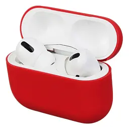 Силіконовий чохол для навушників Apple AirPods Pro, Ultrathin Silicone Case, червоний, захисний чохол, ультратонкий і легкий, захист від подряпин і пилу, м"який силікон, ArmorStandart (ARM55964)