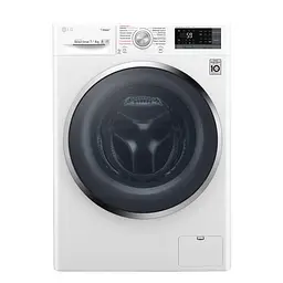 Прально-сушильна машина LG F2J7HG2W, 7кг (4кг), 1200, В, Пар, глибина 45см, Дисплей, Інвертор, Білий (F2J7HG2W)