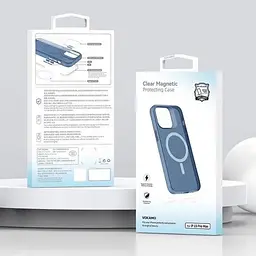 Чохол Vokamo MagSafe для iPhone 15 Pro Max Transparent (NVK010857) - мініатюра 6