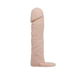 Насадка на член Pretty Love Penis Sleeve Medium Flesh, +4 см (тілесний) - мініатюра 6