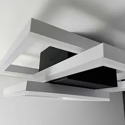 Світильник LED smart RAFAEL+пульт 100W 3000-5000K IP20 прямокутний біло-чорний Violux ( 220905 ) - мініатюра 5