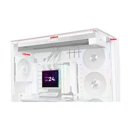 Система рідинного охолодження Lian Li HydroShift II LCD-S 360TL, White (G89.GHS2LCDS36TW.00) - мініатюра 9