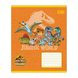 Зошит Yes Jurassic World Dino А5 12 аркушів лінія (768712), в асортименті - мініатюра 2