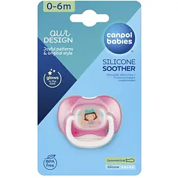 Пустушка Canpol babies Toys силіконова симетрична 0-6 міс. в асортименті (23/291) - мініатюра 7