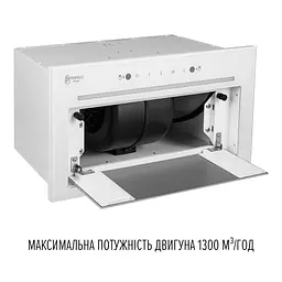 Витяжка повновбудована PERFELLI DESIGN FILINI 5 BIANCO SILENZIO - мініатюра 8