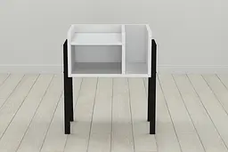 Тумба модульна Ferrum-decor Амелі 540x450x320 метал Чорний ДСП Білий 16 мм (FRD-103004) - мініатюра 3