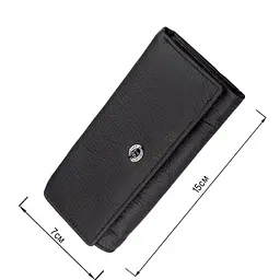 Чоловіча ключниця-гаманець ST Leather 18839 чорний - мініатюра 3