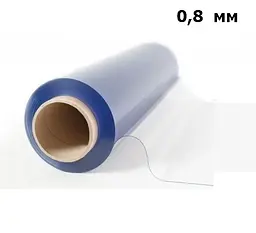 М'яке скло у рулонах Soft Glass Силіконова скатертину для меблів Шир.1,0 м - 30м (товщина 0,8 мм) Матова - мініатюра 3