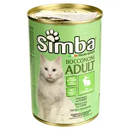 Вологий корм для котів Simba Cat Wet з кроликом 415 г (70009089) - мініатюра 2
