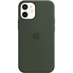 Чохол Silicone Case with MagSafe для Apple iPhone 12/12 Pro Cyprus Green ААА [77781] - мініатюра 2
