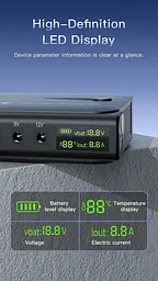 Безперебійник для роутерів UPS 36W Docreate DC1036L POE USB 3xDC (5/9/12V) без АКБ - мініатюра 5