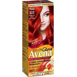 Крем-фарба AVENA Gloss Color 322 Червоний корал