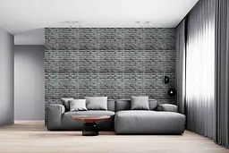 Самоклеюча декоративна 3D панель у рулоні Loft Expert 2238-5 Під сіру цеглу700x3080x5 мм - мініатюра 5