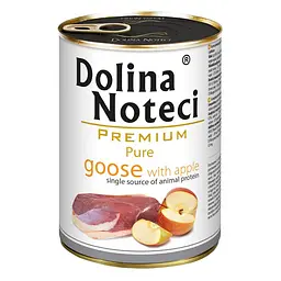 Консерви для собак Dolina Noteci Premium Pure алергіків 400 г (гусак і яблуко)