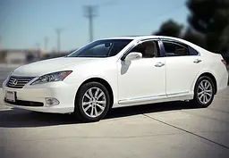 Дефлектори вікон вітровики Lexus ES 350 2007-2012 З Хром Молдінгом