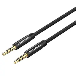 Кабель Vention Fabric Braided 3.5mm Male to Male Audio Cable 1.5m Black (BAGBG)