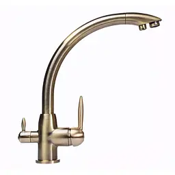 Змішувач для кухні під осмос Globus Lux LAZER GLLR-0777-9-BRONZE - мініатюра 2