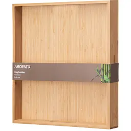 Таця Ardesto Midori бамбук квадратна 30х30х4 см (AR1430BM) - мініатюра 4