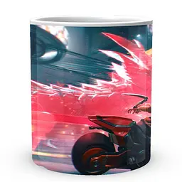Кухоль GeekLand Cyberpunk 2077 Кіберпанк 2077 CY 02.608 330 мл білий - мініатюра 2