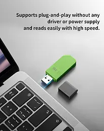 Флеш-накопичувач Acer USB Flash 32GB USB 3.2 UP300 Green (BL.9BWWA.557) - мініатюра 4