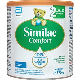 Суха молочна суміш Similac Комфорт 2, 375 г