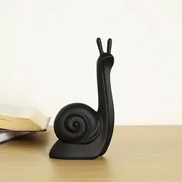 Декоративна статуетка MBM My Home Равлик чорна (DH-ST-24 S BLACK) - мініатюра 3
