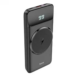 Портативна батарея Power Bank Hoco з бездротовою зарядкою J76 Bobby Wireless Charger 10000mAh Black - мініатюра 2