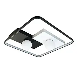 Світильник LED smart PICASSO-S+пульт 85W 3000-5000K IP20 квадрат біло-чорний Violux ( 220635 )