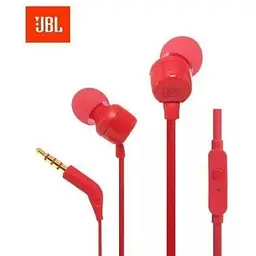 Навушники JBL T110 Tune дротова гарнітура червона JBLT110RED - мініатюра 4