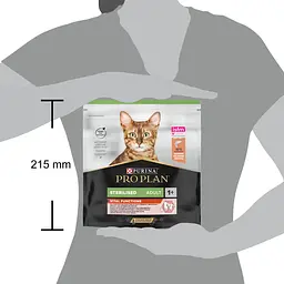 Сухий корм для стерилізованих котів Purina Pro Plan Sterilised з лососем 400 г (12372500) - мініатюра 3