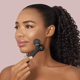 Електронний звуковий ролик для обличчя GESKE Sonic Facial Roller 4 в 1 сірий - мініатюра 6