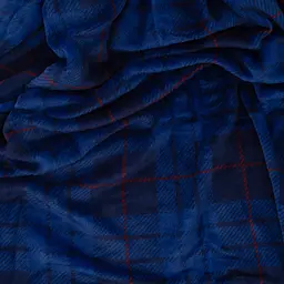 Плед Ardesto Flannel 160х200 см 100% поліестер клітинка синій pbe0050494 - мініатюра 4