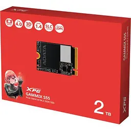 Накопичувач SSD M.2 2230 2TB GAMMIX S55 ADATA (SGAMMIXS55-2T-C) - мініатюра 3