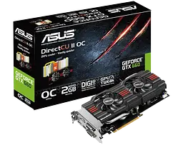 Відеокарта GeForce GTX 660 2GB Asus DirectCU II OC (GTX660-DC2O-2GD5) Б/В