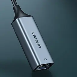 Перехідник USB 3.1 Type-C --> Ethernet RJ45 1000 Mb CM199 UGREEN Косм. Сірий - мініатюра 5