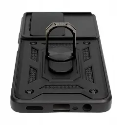 Панель BeCover Military для Oppo A3 4G / А3х 4G / A40m Black (713077) - мініатюра 3