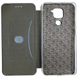 Чохол книжка Xiaomi Redmi Note 9 еко-шкіра Premium Case для смартфона Чорний - мініатюра 2