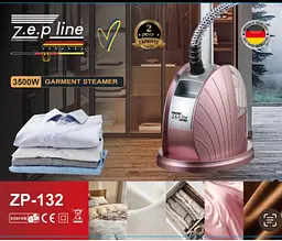 Вертикальний відпарювач для одягу зі стійкою Zepline 3500 Вт ZP-132 - мініатюра 3
