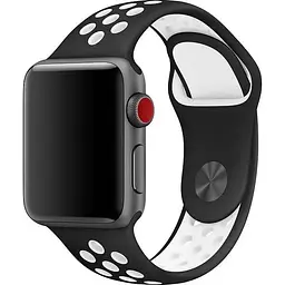 Ремінець Sport Nike для Apple Watch 42/44/45/46/49mm Black/White [119478] - мініатюра 3