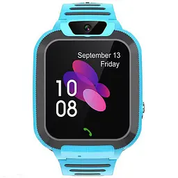 Смарт-годинник телефон дитячі Smart Watch Q20 з відеодзвінком GPS SIM-карта Blue (18578) - мініатюра 2