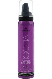 Мус-фарба для волосся Schwarzkopf Professional Igora Expert Mousse, відтінок 5-88, 100 мл (1946620) - мініатюра 2