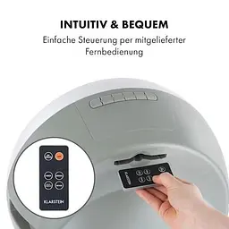 Мобільний вентилятор Klarstein Whirlwind 3 в 1 1600 м³/г 90 Вт (10029327) - мініатюра 8