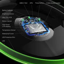 Літаючий дитячий бумеранг TOSY Flying Disc - 16 мільйонів кольорів RGB або 36 або 360 світлодіодів - мініатюра 5