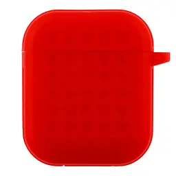 Футляр із карабіном Fashion Silicone Case Airpods 1/Airpods 2 Red (35263_3345613)