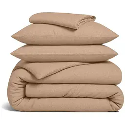 Комплект постільної білизни Cosas Caramel CS1 Євро фланель карамель (Flannel_12Caramel_El180x30-12Caramel_200)